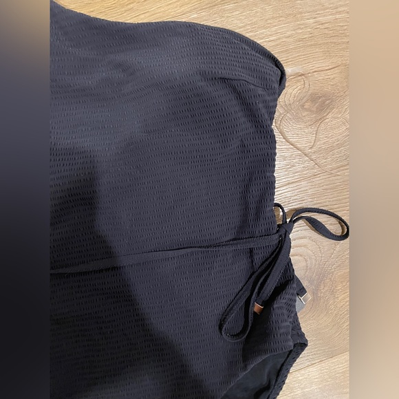 Sea level swim Australia one shoulder black swimsuit  size 8 Messina - Picture 4 of 10